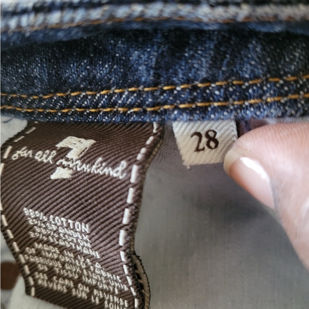 7 for all Mankind Flynt Denim Bootcut size 28. - Picture 6 of 6